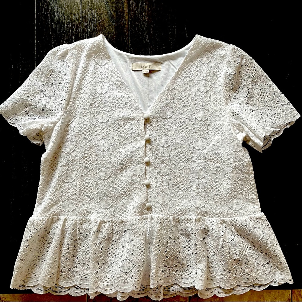 Loft Peplum top